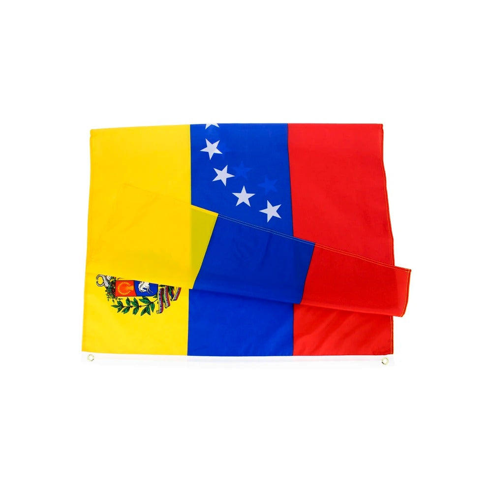 Venezuela Flagge 90x150 cm – Polyester Hissfahne mit 2 Ösen