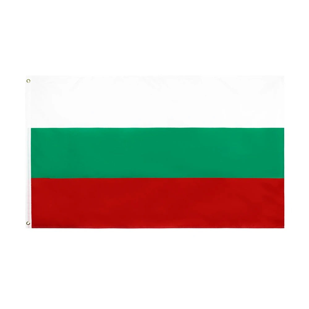 Bulgarien Flagge 90x150 cm – Polyesterfahne mit Aufhängung