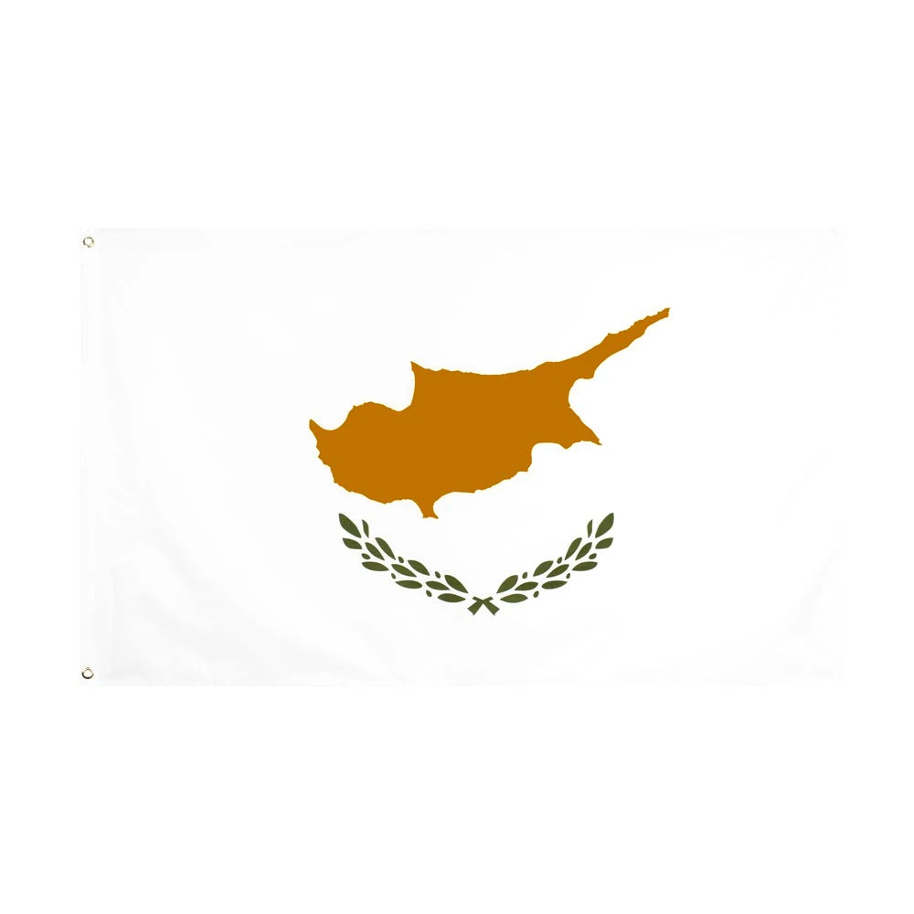 Zypern Flagge 90x150 cm – Polyesterfahne mit Ösen zur Befestigung