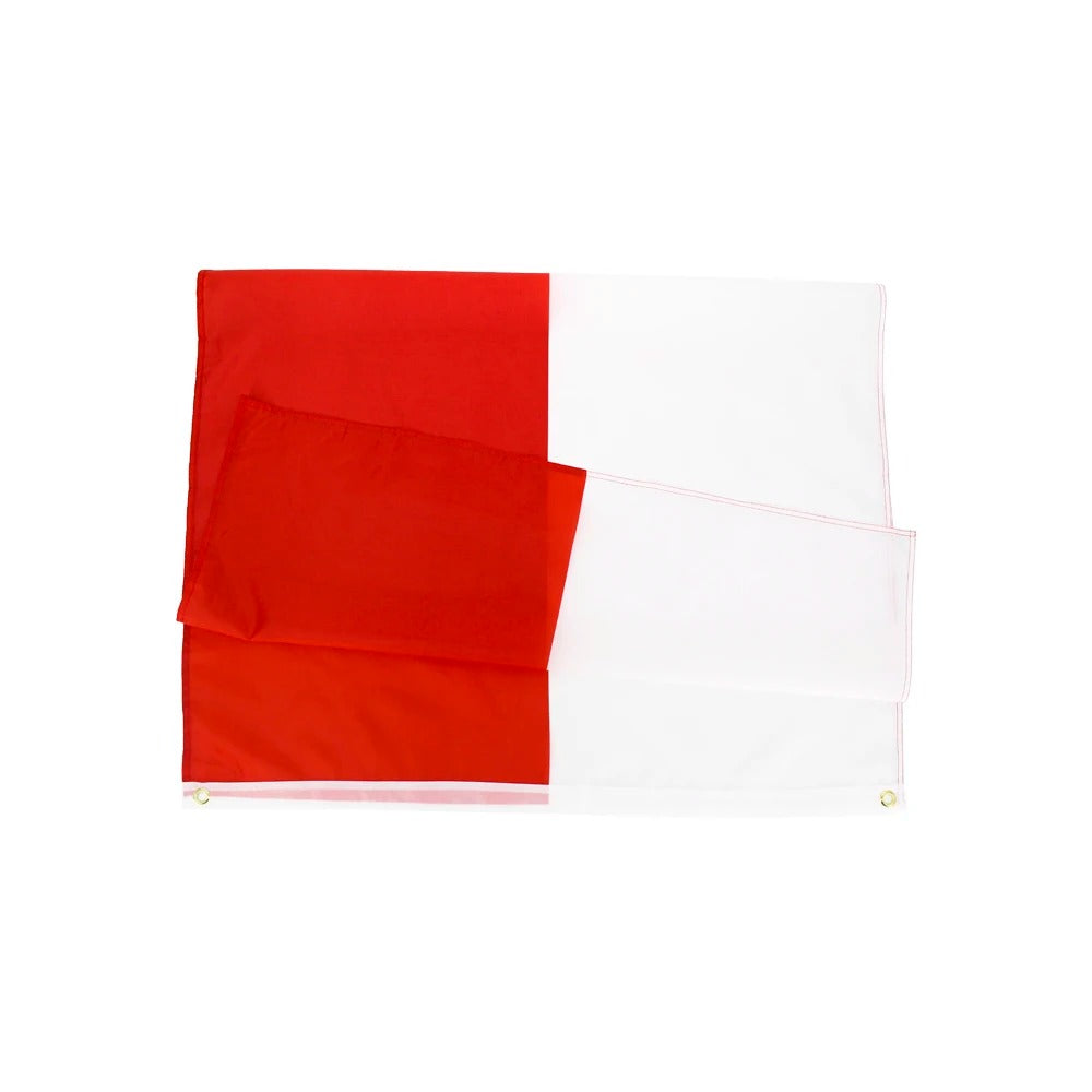 Monaco Fahne 90x150 cm – Polyesterflagge mit Metallösen