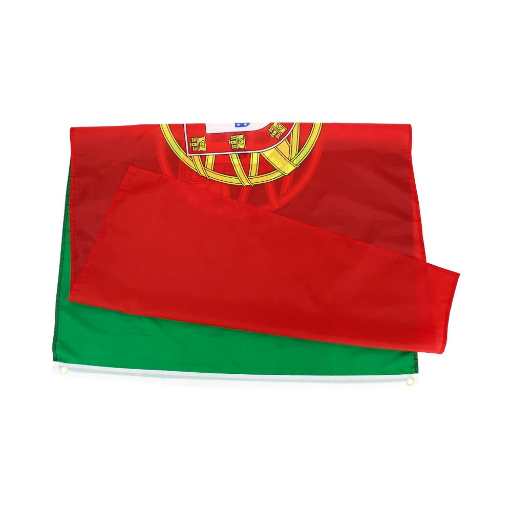 Portugal Flagge 90x150 cm – Leichte Polyesterfahne mit Ösen zur Befestigung