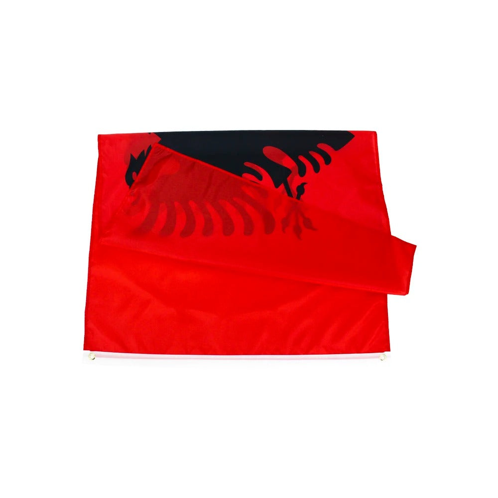 Albanien Flagge 90x150 cm – Robuste Polyesterfahne zum Aufhängen