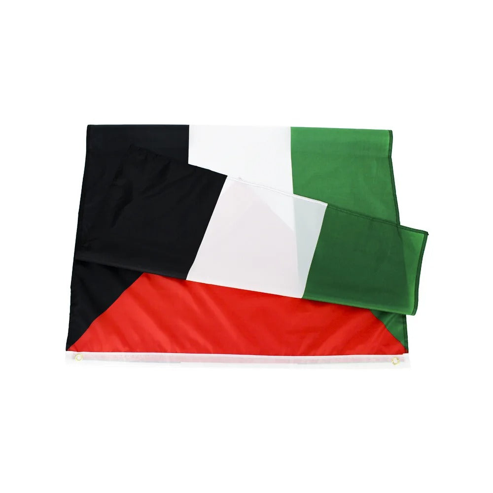 Palästina Nationalflagge 90x150 cm – Wetterfeste Stofffahne mit Ösen