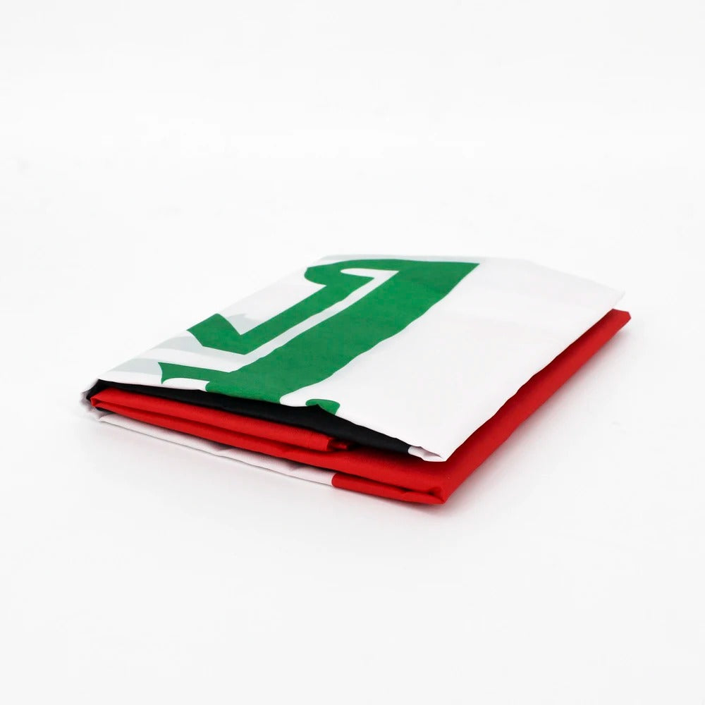 Irak Fahne 90x150 cm – Stabile Nationalflagge mit Metallösen zur Befestigung