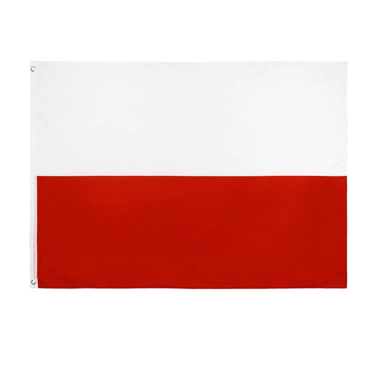 Polen Flagge 90x150 cm – Polyester Nationalfahne mit Ösen