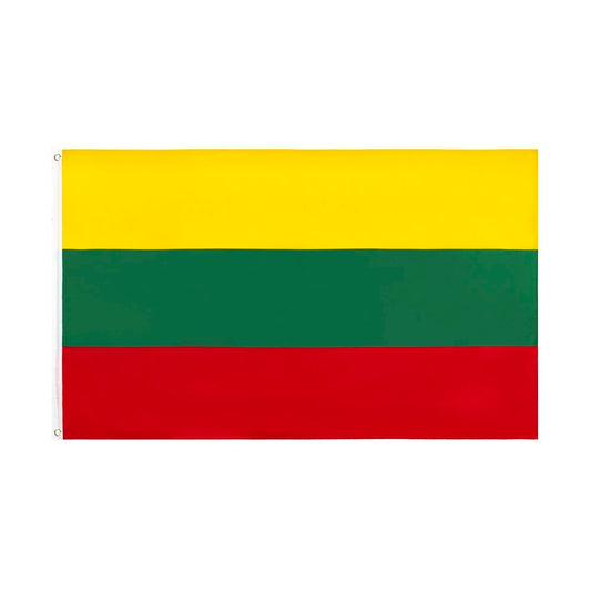 Litauen Flagge 90x150 cm – Polyesterfahne mit Metallösen für einfache Befestigung