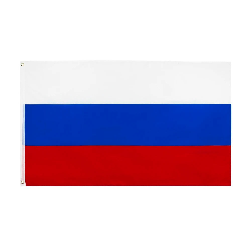 Russland Flagge 90x150 cm – Wetterfeste Fahne mit zwei Metallösen