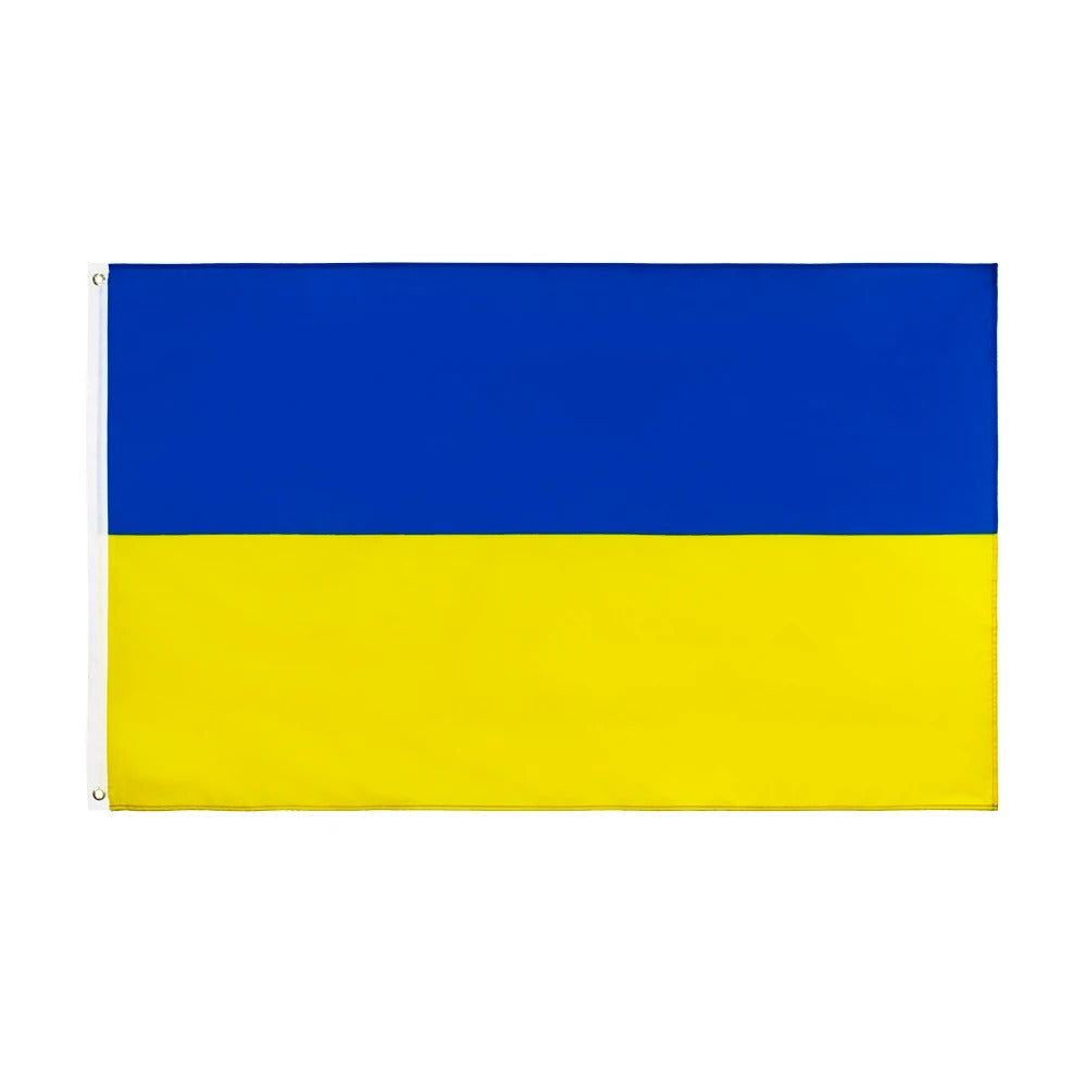 Ukraine Flagge 90 x 150 cm - Fahne aus Polyester für den Innen- und Aussenbereich