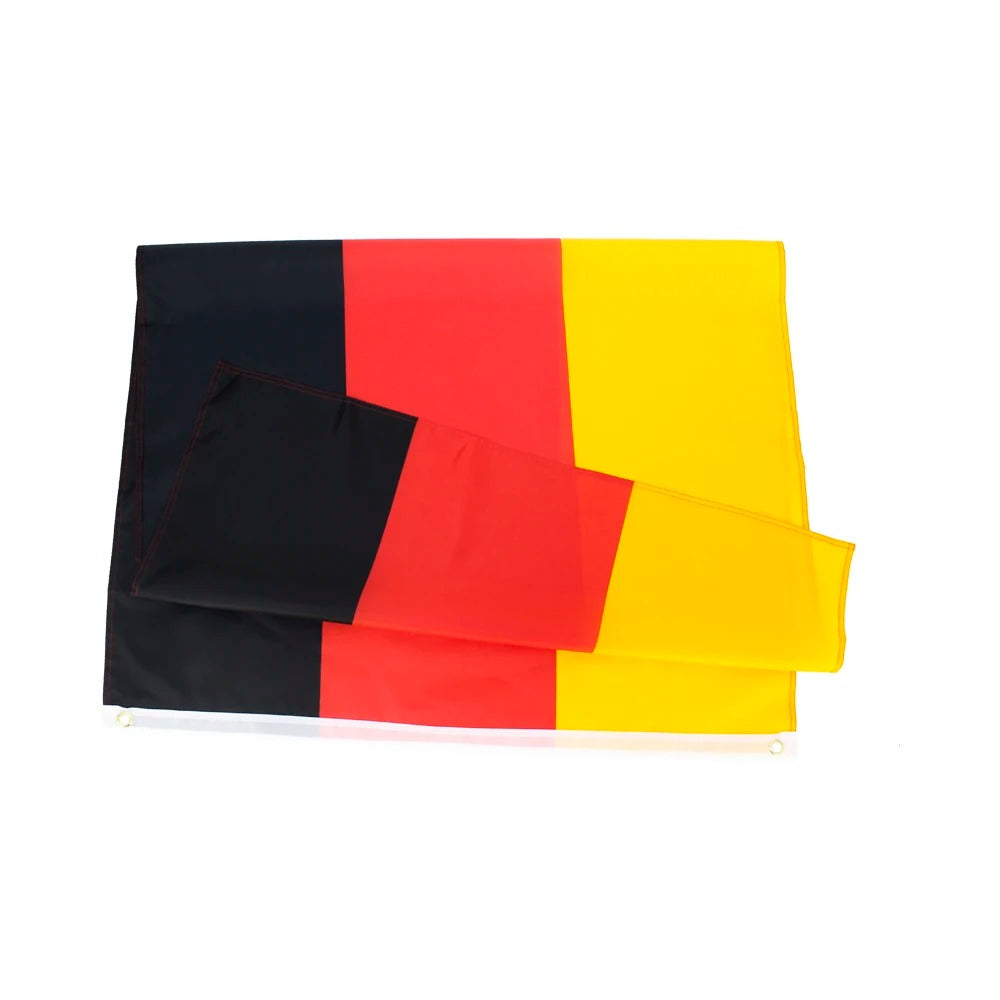 Deutschland Flagge 90x150 cm – Polyesterfahne mit Ösen zur Befestigung
