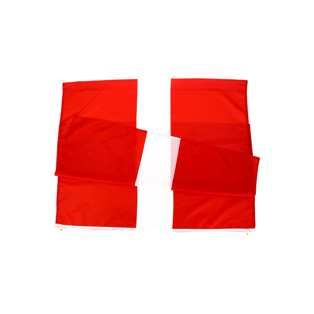 Dänemark Flagge 90x150 cm – Polyesterfahne mit Aufhängung für Balkon & Mast