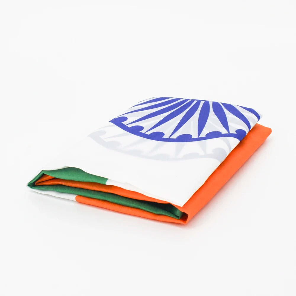 Indien Flagge 90x150 cm – Polyesterfahne mit Metallösen