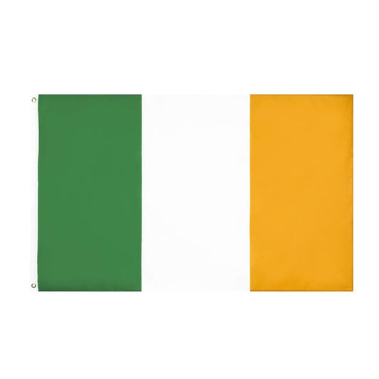 Irland Flagge 90x150 cm – Leichte Polyesterfahne mit Ösen zur Befestigung